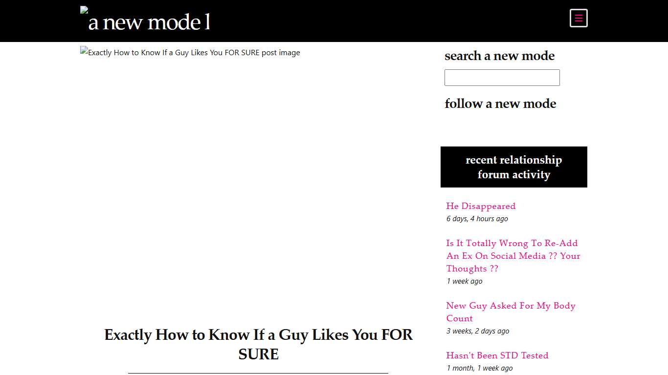 Exactly How to Know If a Guy Likes You FOR SURE - a new mode